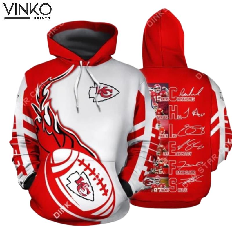 Kansas City Chiefs Member Of Team For Fan Hoodie