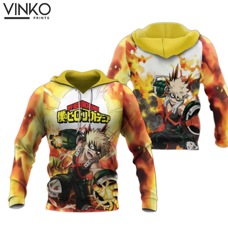 Katsuki Bakugo My Hero Academia Anime Hoodie