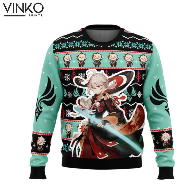 Kazuha Genshin Impact Ugly Christmas Sweater