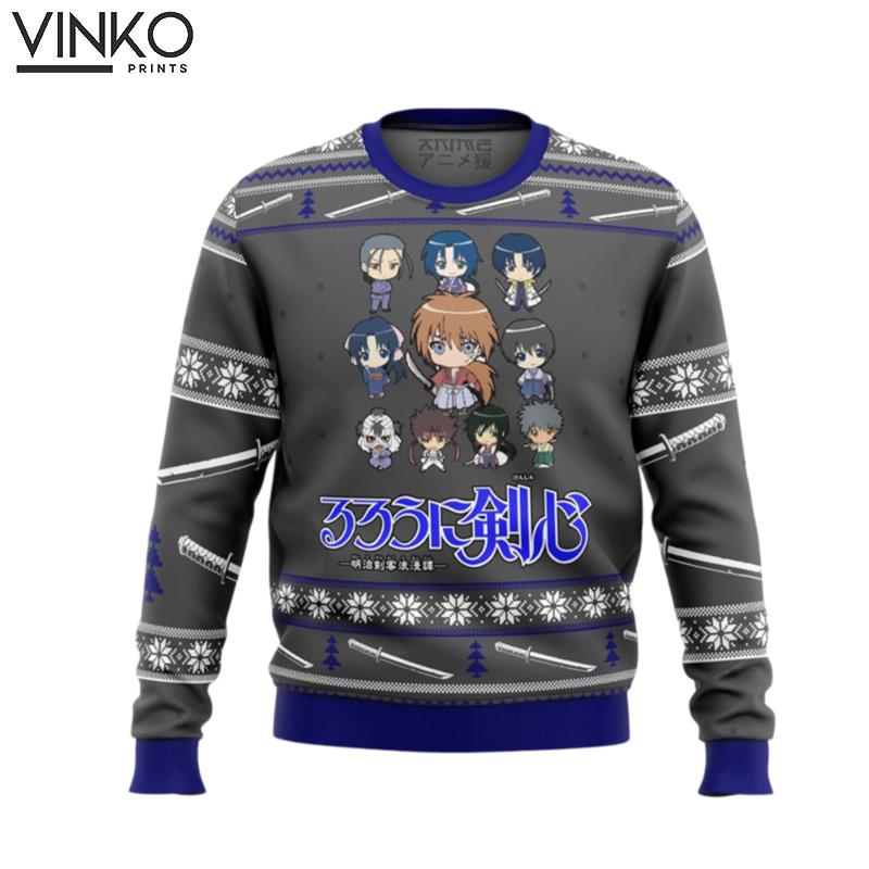 Kenshin Sprites Ugly Christmas Sweater