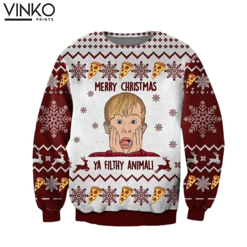 Kenvin Home Alone For Family Ugly Christmas Sweater