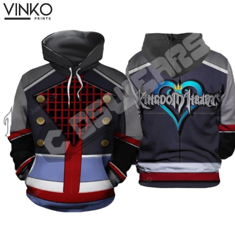 Kingdom Hearts Sora Inspired Hoodie