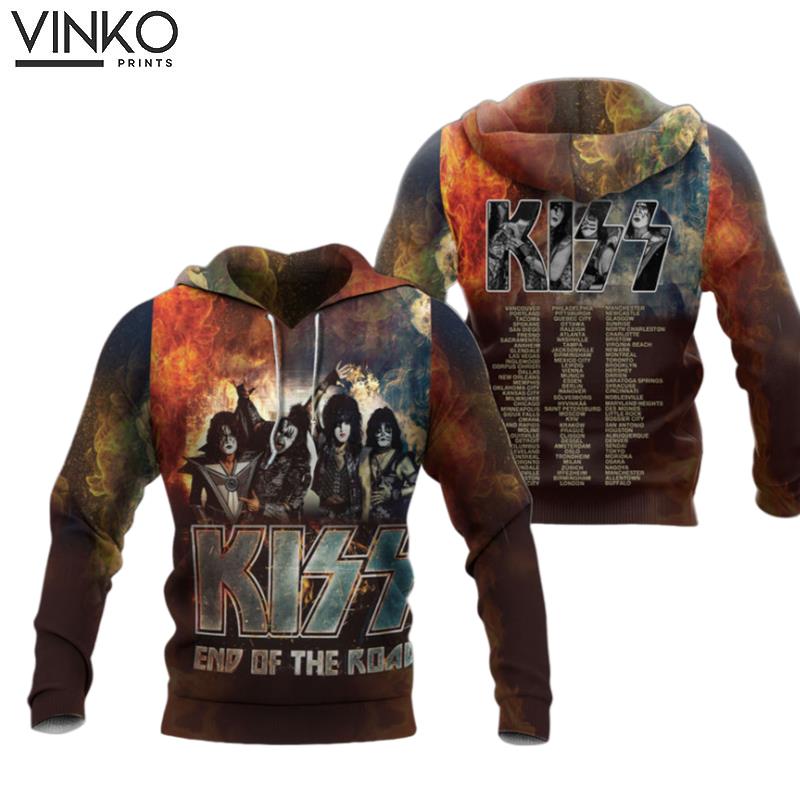 Kiss End Of The Road World Tour Hoodie