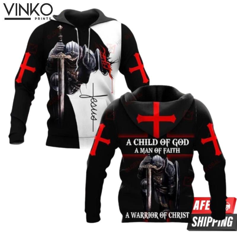 Knight God Jesus Hoodie