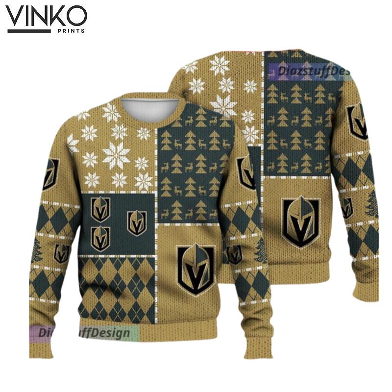 Knights Ice Hockey Ugly Christmas Sweater