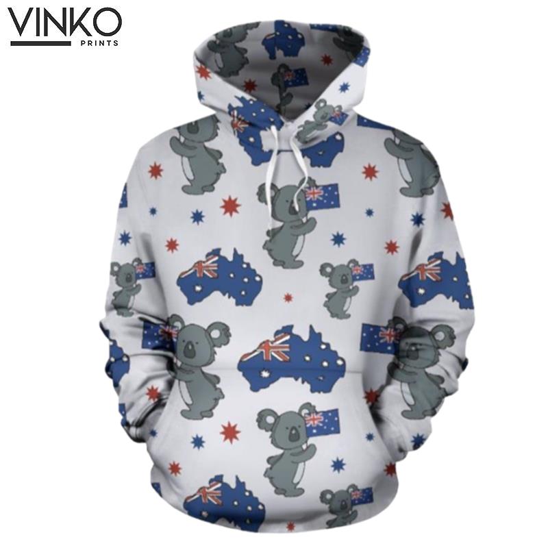 Koala Australia Day Themed Hoodie