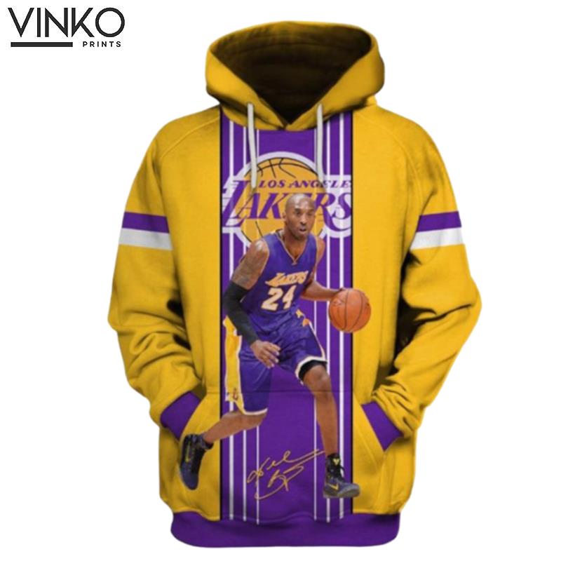 Kobe Bryant 24 Los Angeles Lakers Nba Men And Women Black Mamba Kobe Bryant 24 Legends Kobe Full S Hoodie