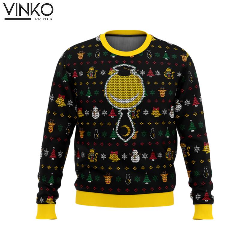 Koro Sensei Assassination Classroom Ugly Christmas Sweater