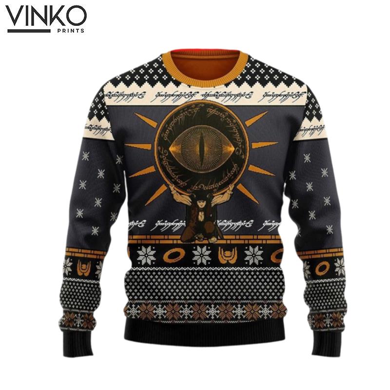 LOTR Eye of Sauron Ugly Christmas Sweater