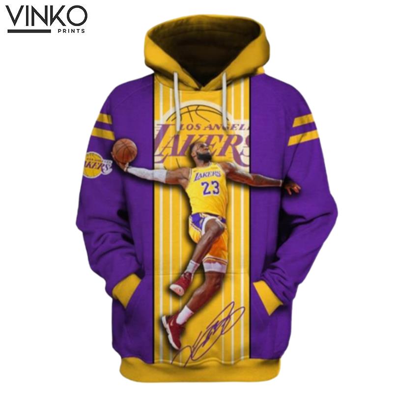 Lebron James 23 Los Angeles Lakers Nba For Men And Women Lebron James Lebron James 23 Full S Hoodie