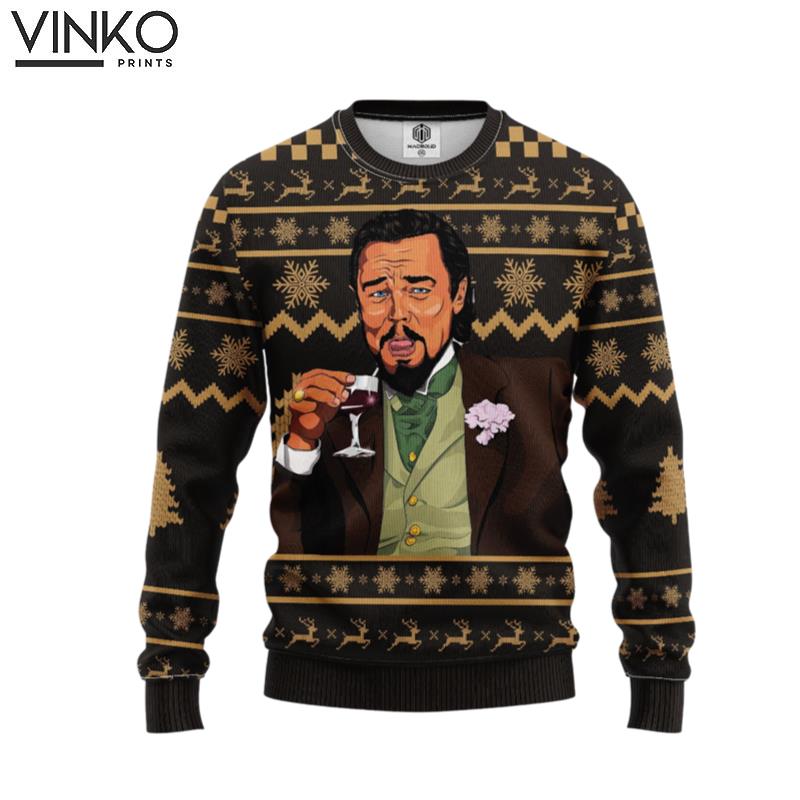 Leonardo Dicaprio Drinking Meme 273 Ugly Christmas Sweater