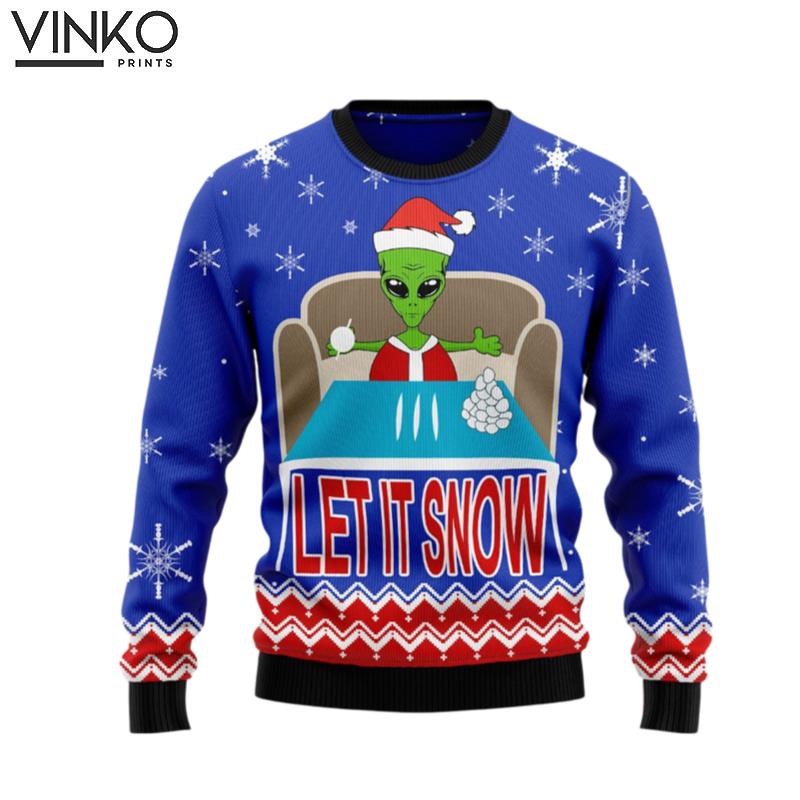 Let It Snow T110 Ugly Christmas Sweater