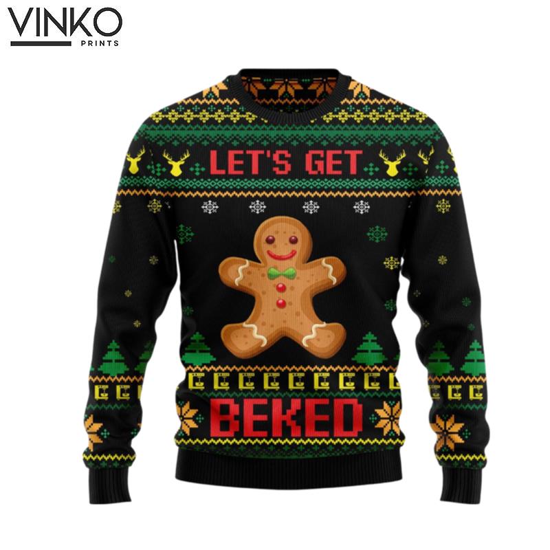 Let's Get Baked HT92815 Ugly Christmas Sweater