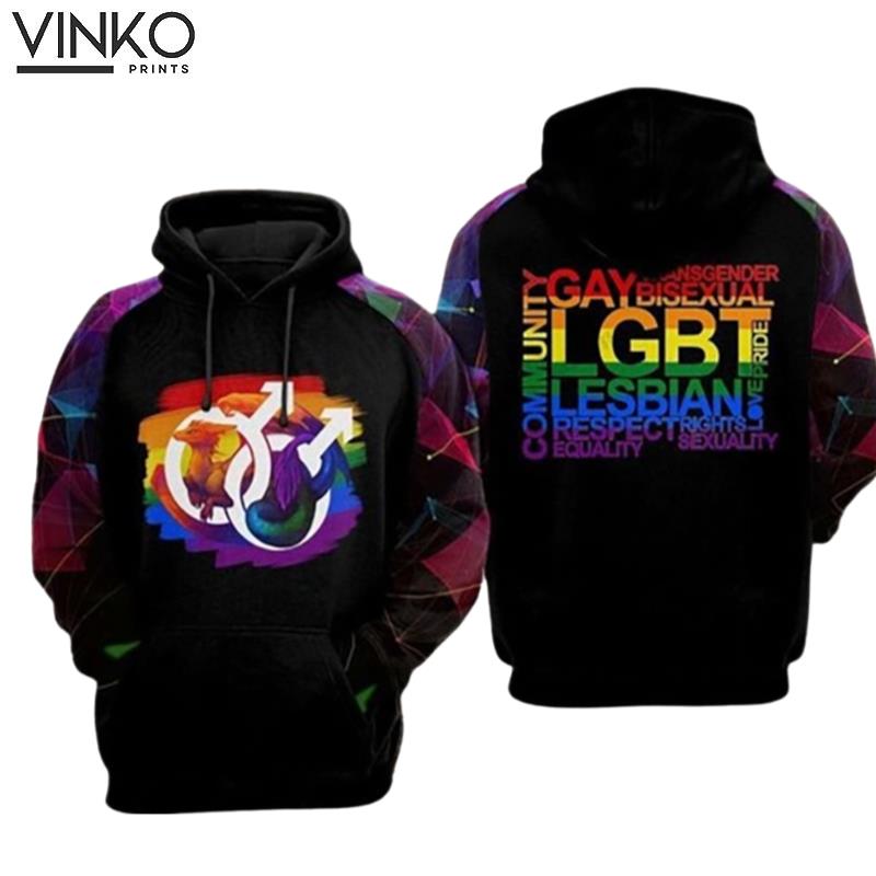 Lgbt Dragon Bisexual Hoodie