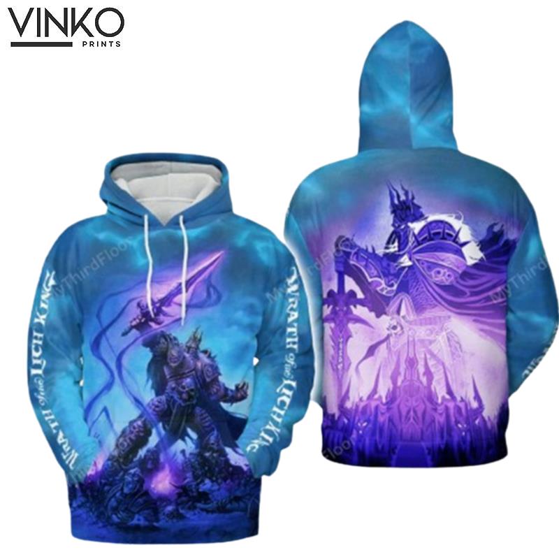 Lich King The Dark Lord Of The Dead Midweight Hoodie