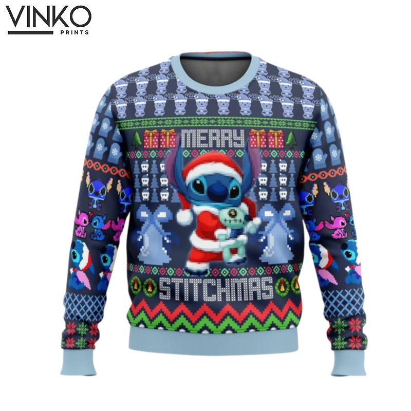 Lilo and Stitch Santa Stitch Ugly Christmas Sweater