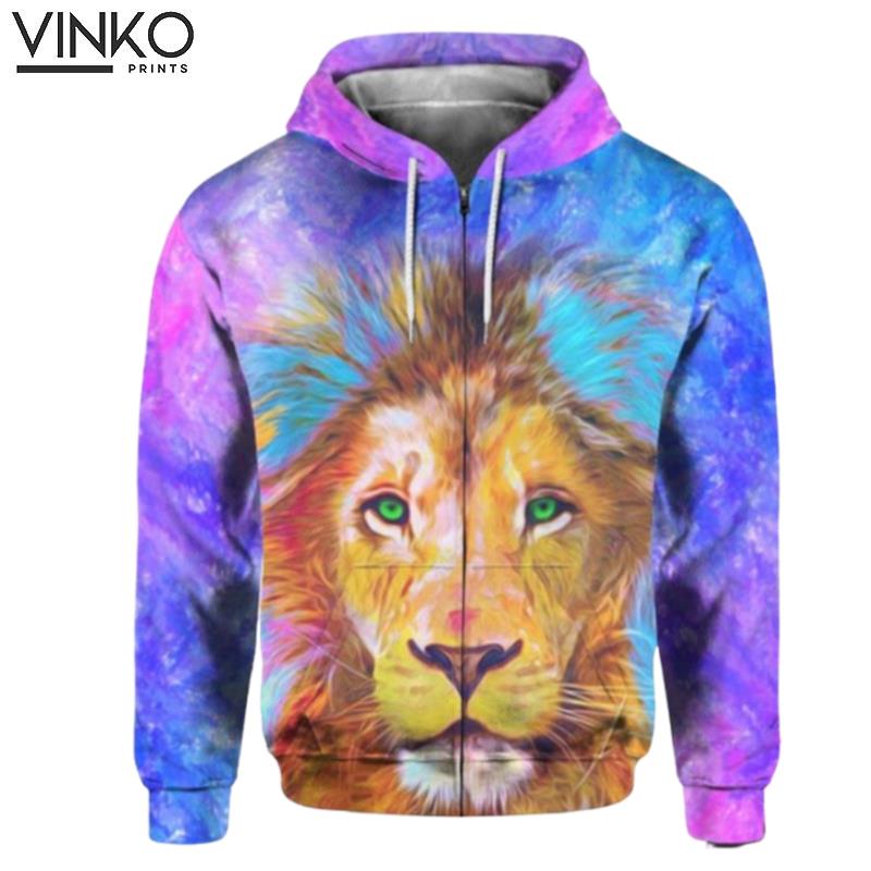 Lion Face Jip Hoodie