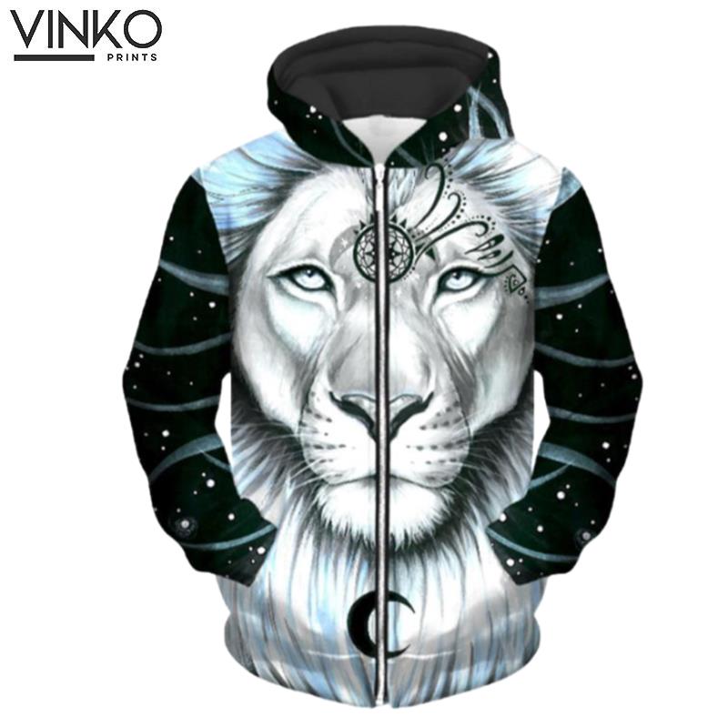 Lion Galaxy Up Hoodie