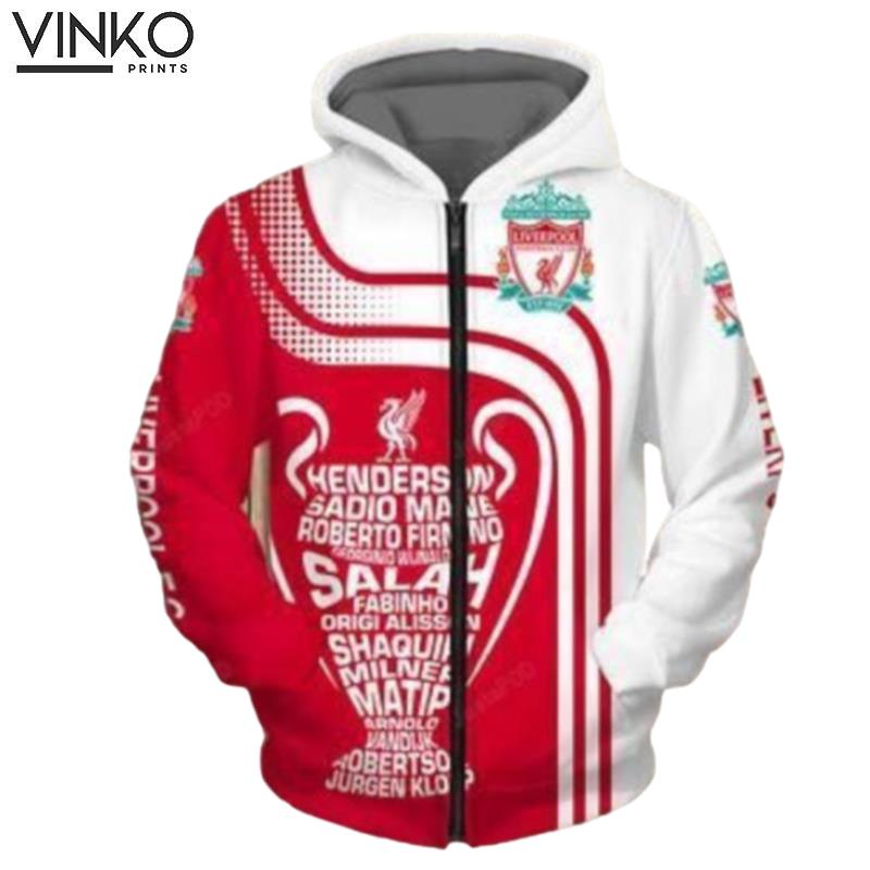 Liverpool And Pered Custom Liverpool Graphic Hoodie