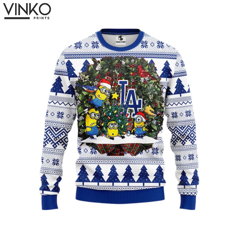 Los Angeles Dodgers Minion Ugly Christmas Sweater