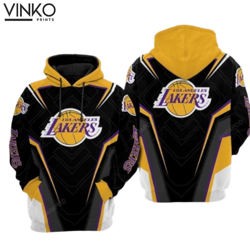 Los Angeles Lakers Basketball Gaming Black Los Angeles Lakers Los Angeles Lakers Hoodie