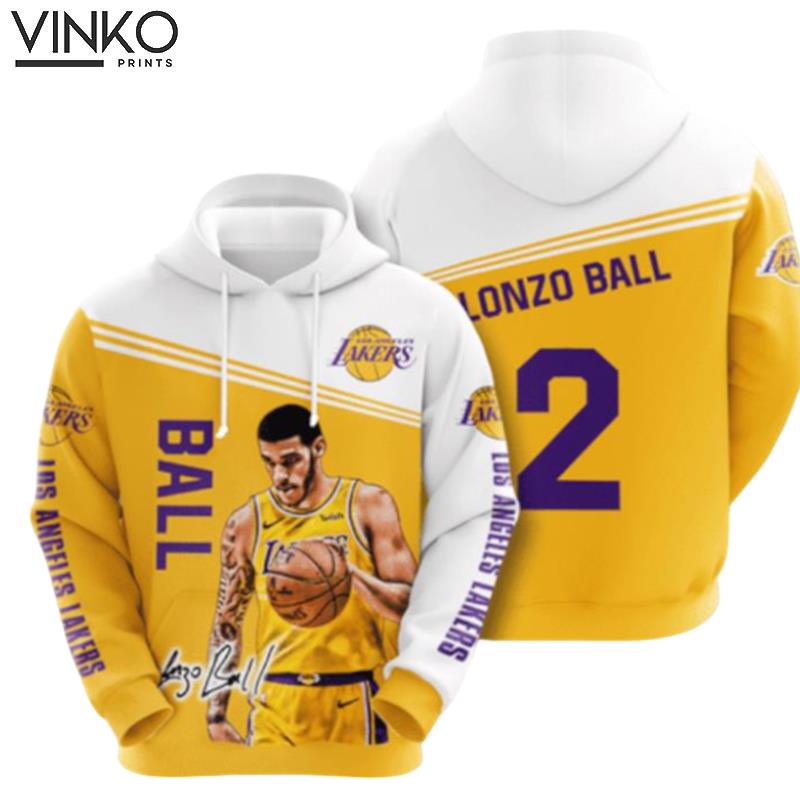 Los Angeles Lakers Lonzo Ball Hoodie