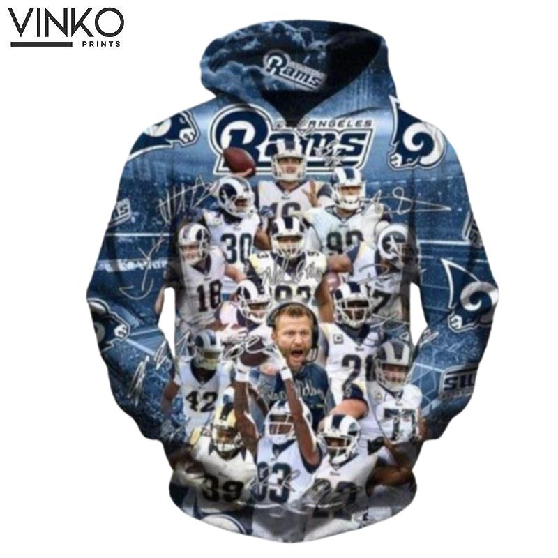 Los Angeles Rams Classic Teams And Pered Custom Los Angeles Rams Graphic Hoodie