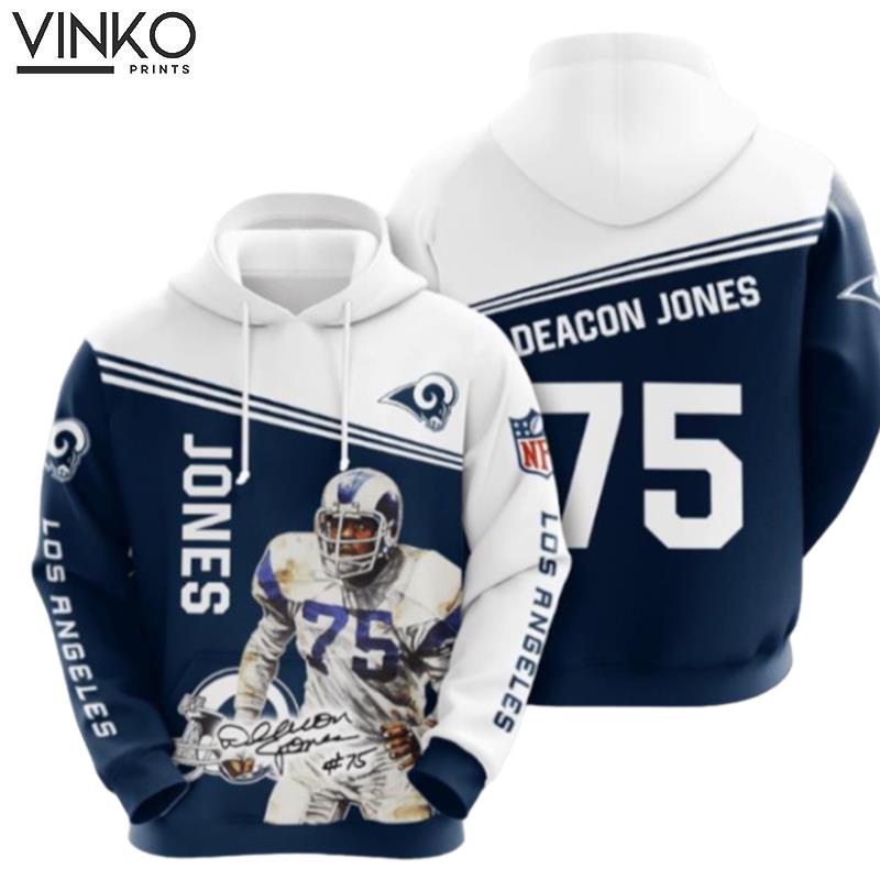 Los Angeles Rams Deacon Jones 75 Hoodie