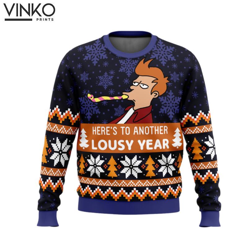 Lousy Year Futurama Ugly Christmas Sweater