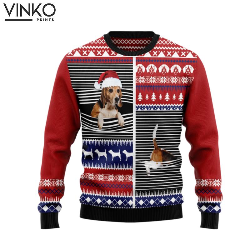 Lovely Beagle TG51021 Ugly Christmas Sweater