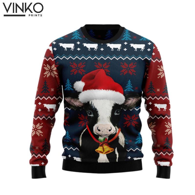 Lovely Cow TG51021 Ugly Christmas Sweater