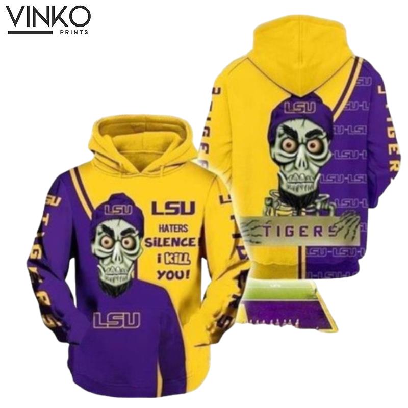 Lsu Tigers Ncaa Haters Silence I Kill You Hoodie