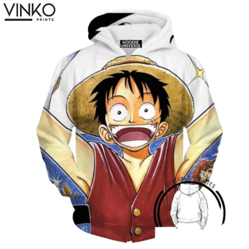 Luffy Laughing One Piece Hoodie