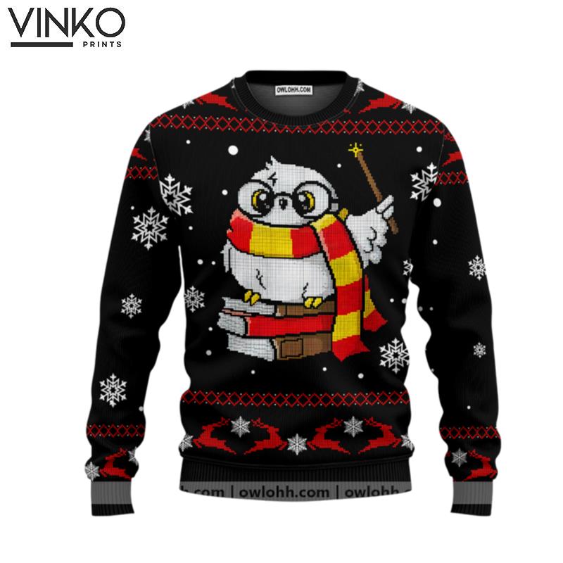 Magic Owl Harry Potter 268 Ugly Christmas Sweater