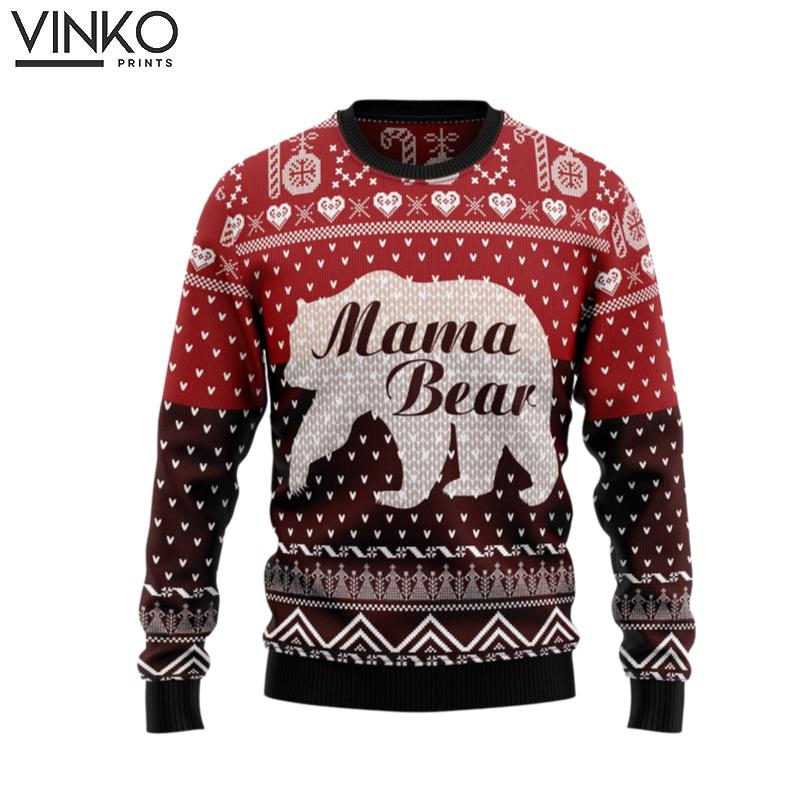 Mama Bear T2710 Ugly Christmas Sweater