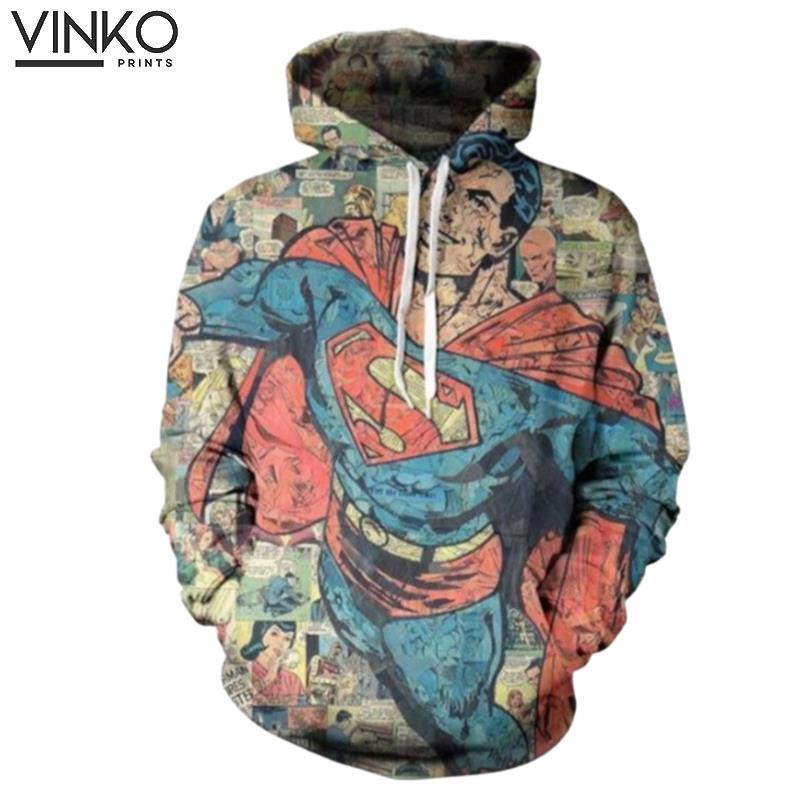 Manga Superman Clark Kent Hoodie