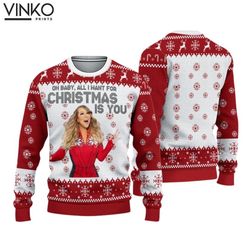 Mariah Carey Mariah Carey Gift For Christmas Ugly Christmas Sweater