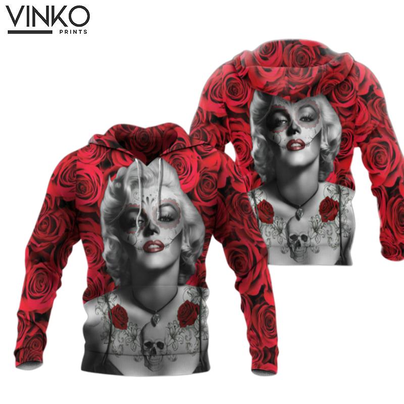 Marilyn Monroe Rose Hoodie