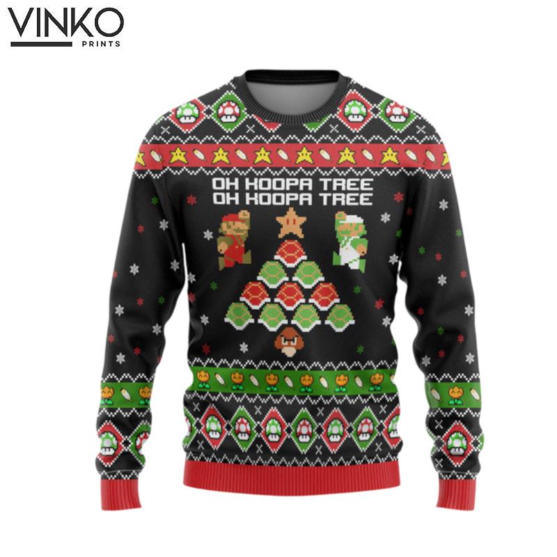 Mario Koopa Tree Custom Ugly Christmas Sweater