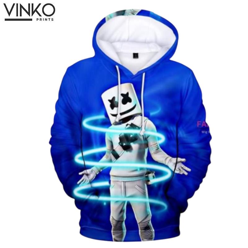 Marshmello Blue B Hoodie