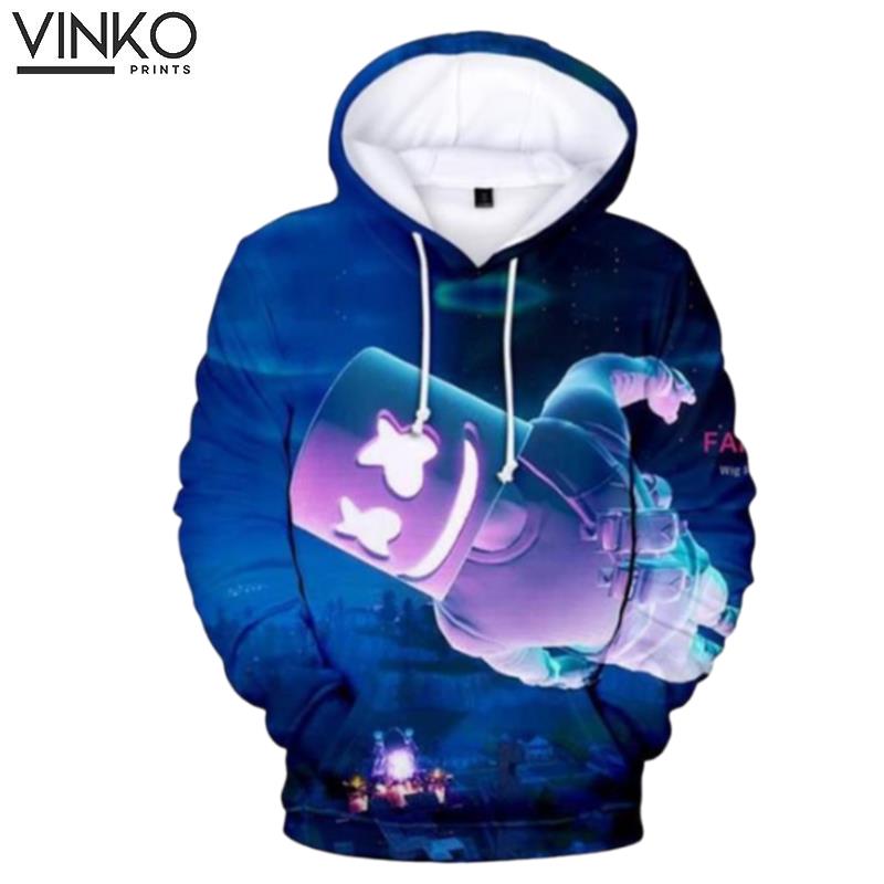 Marshmello Dark Blue Hoodie