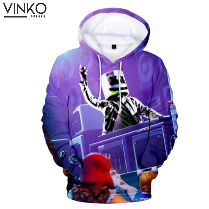 Marshmello Purple Hoodie