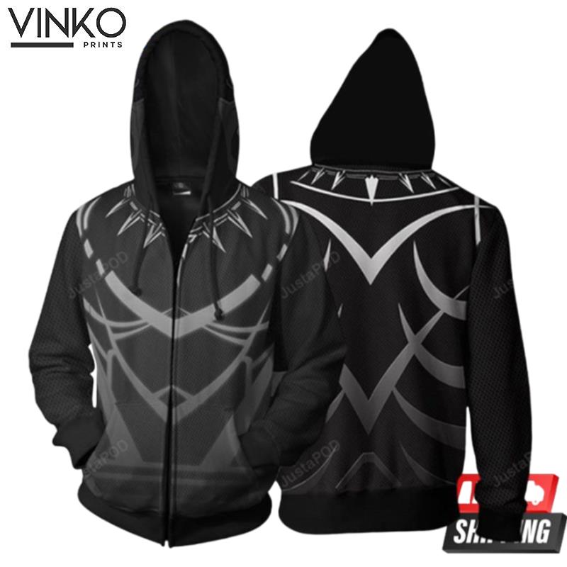 Marvel Comics Black Panther Cosplay Hoodie