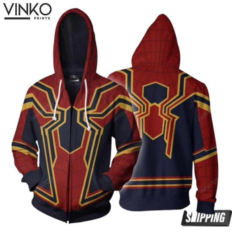 Marvel Comics Homecoming Iron Spider Cosplay Hoodie