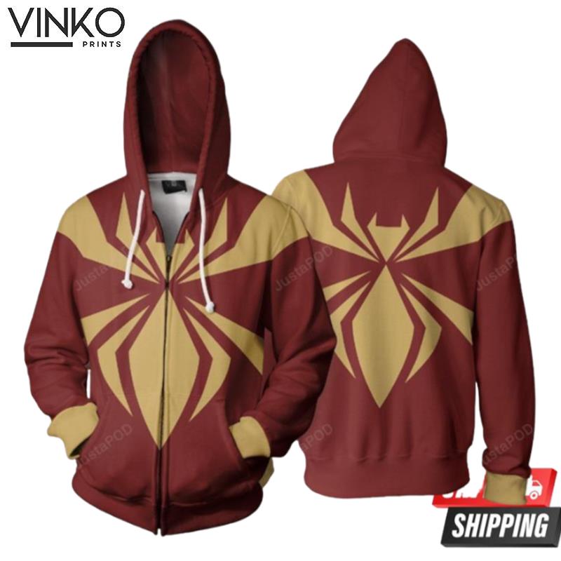 Marvel Comics Iron Spider Cosplay Hoodie