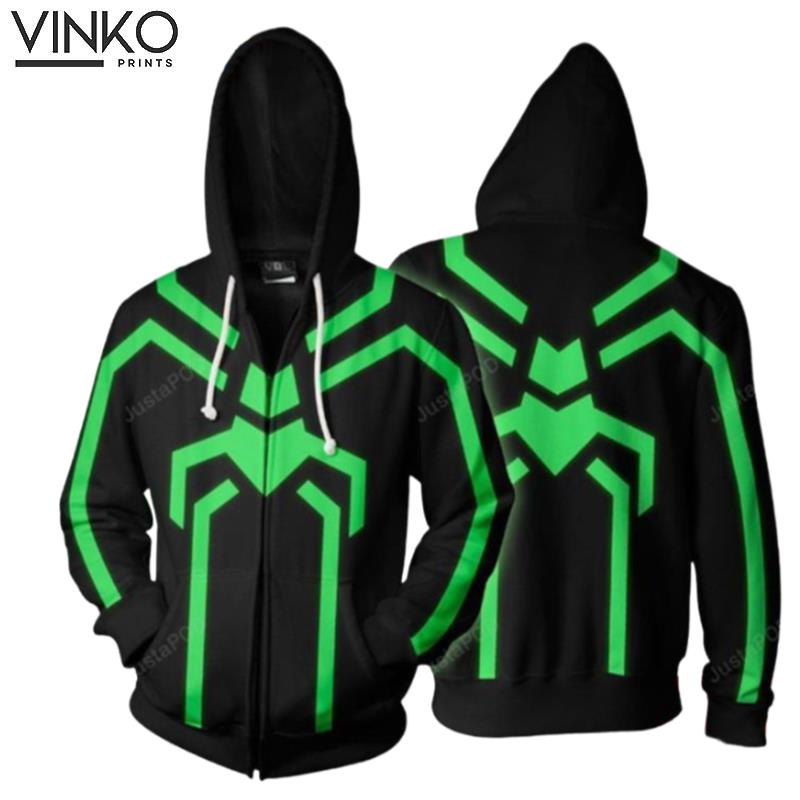 Marvel Comics Stealth Spider Man Cosplay Hoodie