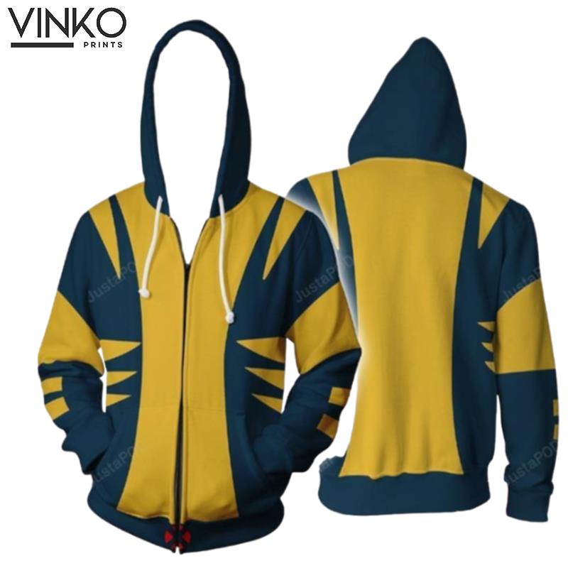 Marvel Comics X Lverine Cosplay Hoodie