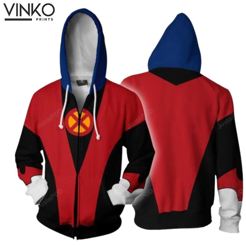 Marvel Comics X Nightcrawler Cosplay Hoodie