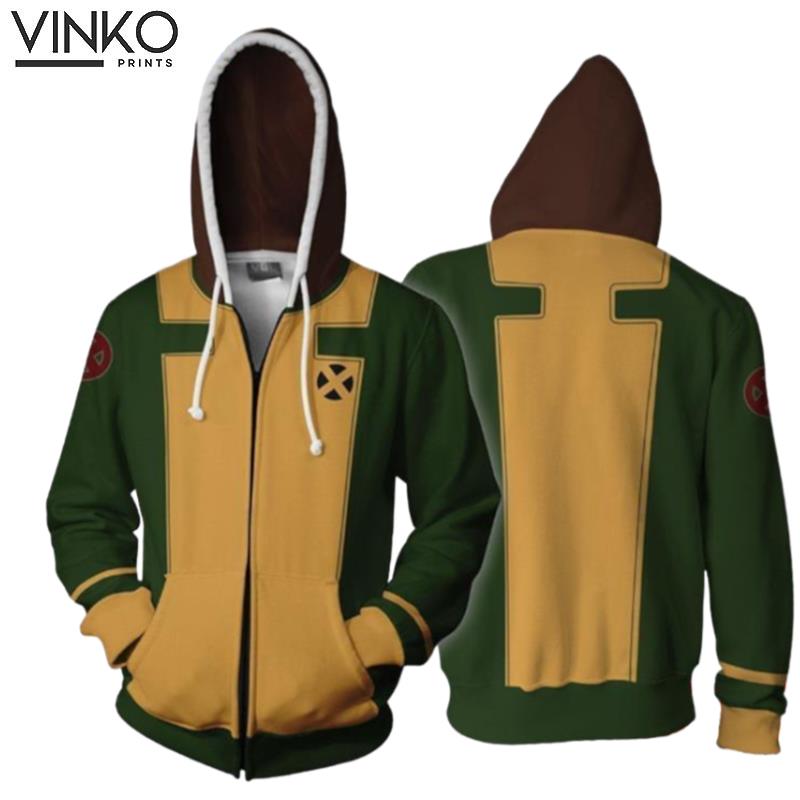 Marvel Comics X Rogue Cosplay Hoodie