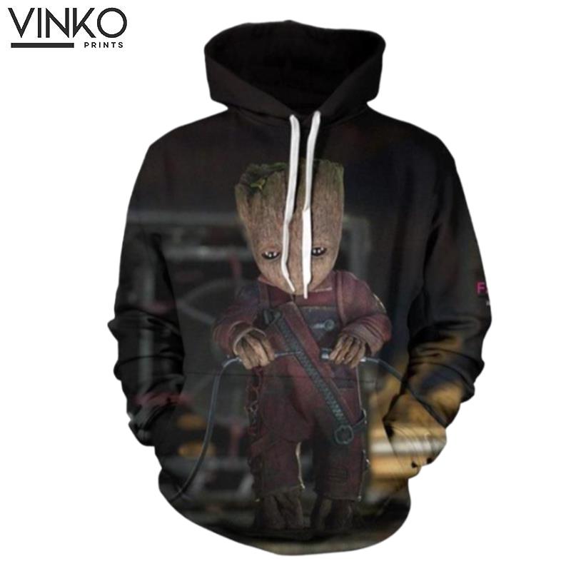 Marvel Guawordians Of The Galaxy Groot Hoodie